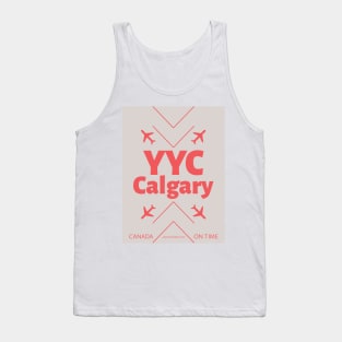 YYC Calgary aviation code 4102021 Tank Top